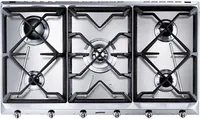 Smeg Universal SRV596GH5, Nerezová oceľ, Na pracovnú dosku, 90 cm, Plynový, Nerezová oceľ, 5 zone(s)