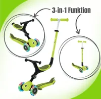 Globber Go Up Active Lights Scooter    One Size