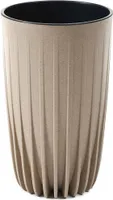Hoshomely Flowerpot High 42 cm - rastlinná hrniec vysoká - svetlo hnedá tvrdá hrniec