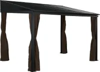 Sojag Aluminium Terrassenüberdachung Portland 1012 Anthrazit 288x367x240 cm