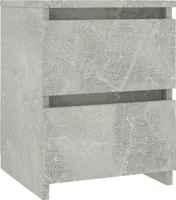 vidaXL Noční stolek Concrete Grey 30×30×40 cm Dřevěný materiál