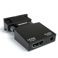 VGA zu HDMI Adapter 1080P 60Hz Audio VGA auf HDMI PC, Laptop, Computer, Monitor