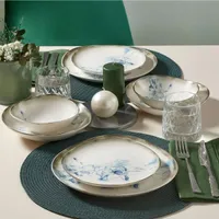 Hermia Concept, GBSRD24KY41023178, Essservices, Tafelservice (24 Teile), Mehrfarbig, Porzellan, 25 x 25 x 2 cm