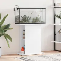 vidaXL Akvarijní stojan bílý 75x36x72,5 cm Materiál na bázi dřeva