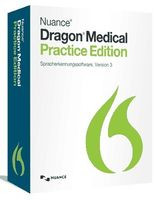 Nuance Dragon Medical Practice Edition 3 | Vollversion | Versand per E-Mail