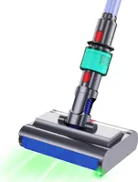 Elektrischer Wischaufsatz für Dyson V11 V10 V8 V7 V15 Staubsauger, Staubsauger Elektrobürste mit Filter und LED-Licht, für Hartboden und Teppiche