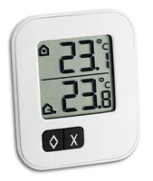 Innen-Außen-Thermometer MOXX, digital, weiß, 30.1043.02, TFA Dostmann