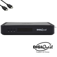 TiVuSat Karte 4K UHD + DIGIQuest Q90 4K H.265 S2+T2 Combo Receiver + 150Mbit WiFi - TiVuSat  (Karte akiviert)