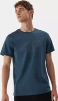 4F Pánske tričko s krátkym rukávom Florawd navy L