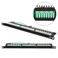 Extralink CAT6 UTP 0,5U Patchpanel 24 porty