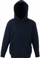 F421K - Fruit of the Loom Kids´ Premium Hooded Sweat Deep Navy    116