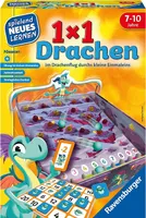 Ravensburger 24976 - 1x1 Dragon - gra edukacyjna dla dzieci, gra arytmetyczna dla dzieci w wieku 7-10 lat, dla 2-4 graczy, zakres liczb 1-100, mała tabliczka mnożenia