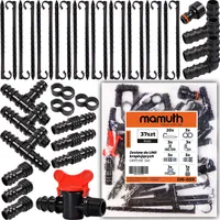 DRIPLINE SET 16mm 37x  Verbinder Tropfrohr Zubehör Tropfschlauch Anschlussstücke
