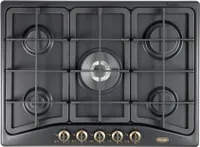 De'Longhi ANF 57 PRO Anthrazit Einbau-Gaskochfeld 5 Brenner