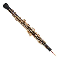 Professionelle Oboe, halbautomatischer Stil in C-Tonart, Holzblasinstrument mit rein vergoldeten Tasten