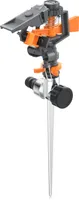 Brandson Kreisregner Intervall-Sprinkler, Rasensprenger mit Pulsation, 360° Impulsregner, für Flächen bis 200 m², (1-St), Rasensprinkler, 7m Reichweite, Flächen bis 200 m², Gardena kompatibel