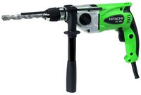 Hitachi DV 18 V(S) Schlagbohrmaschine, Netzbetrieb, 690 Watt, 13 mm Bohrleistung in Stahl, 2 Gänge, Rechts-/Linkslauf