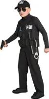 O5323-140-152 schwarz FBI Weste Polizeiweste Gr.140-152
