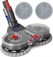 Rosfix kartáč na vytírání pro vysavač dyson v7 v8 v10 v11 v15 + 2 utěrky na vytírání