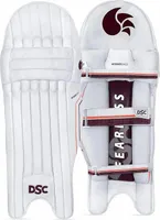 DSC Intense Rage Cricket Batting Legguard | Farbe: Weiß | Größe: Jungen, Linkshänder | Für Männer und Jungen | Material: PVC-Belag | Schaumstoff mit hoher Dichte | Maximale Stoßdämpfung