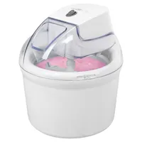 Clatronic Eismaschine |1500 ml | Sorbet, Eiscreme, Frozen Joghurt | Zubereitungszeit: 20-40min | Nachfüllöffnung | Kältespeicher | ICM 3764