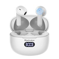 Blackview AirBuds 7 Bluetooth 5.3 In-ear kopfhörer, Kabellose sport Kopfhörer, Touch Sensoren, 35h Spielzeit, IPX7 wasserdicht, weiß