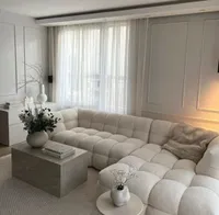 Ecksofa "Aster" - Ottomane Rechts-white