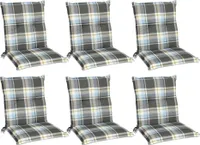 6er Set Beautissu Niedriglehner Auflage Sunny 100x50x6cm