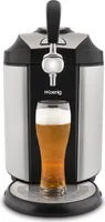 Výčepní zařízení H.KOENIG BW1890, nastavitelná teplota 2 ° C a 12 ° C, digitální ovládací panel, univerzální sud 5 l a sud Heineken, výkon 65 W, integrovaný chladicí systém