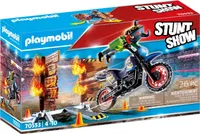Stunt Show Motorka s ohnivou stěnou