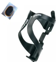 Zefal Spring 1215 Fahrrad Flaschenhalter Kunststoff in schwarz inkl. 1 x Schlauchflicken