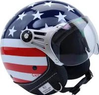 CMX Jet helma - přilba na skútr Stars & Strips v designu vlajky USA "XL"