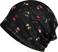 Frauen Sommer bunte Schmetterling Spitze Mesh Baggy Hut Bonnet Beanie Mutterschaft Mütze