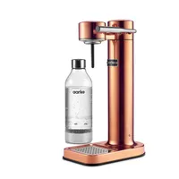 Aarke Carbonator II Wassersprudler (Edelstahl Gehäuse, Soda Sprudelwasser, inkl. PET-Flasche, kompatibel mit CO2 Sodastream Zylindern) Kupfer