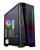 Cooler Master MasterBox 540 Desktop Schwarz, Transparent COOLER MASTER Produktfarbe: Schwarz, Transparent, Anzahl der USB 3.2 Gen 1 (3.1 Gen 1) Typ A Anschlüsse: 2, Typ: PC, Formfaktor: Desktop, Anzahl der USB 3.2 Gen 2 (3.1 Gen 2) Typ C: 1, Unterstützte Motherboard-Formfaktoren: ATX,EATX,Micro-ITX,Mini-ITX, Anzahl der 3,5"-Laufwerksschächte: 2, Stromquelle: Nein, Unterstützte Festplattengrößen: 3,5", Anzahl der 5,25"-Laufwerksschächte: 4