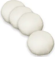 4er Pack Füllkissen 30 cm rund Federn Kissen Inlett Kissenfüllung Kopfkissen Innenkissen