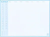 Schreibtischunterlage Schreibunterlage Papier 30 Blatt Kalender 2025 56,5 x 42 cm