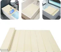 70*160*0.65cm Badewannenabdeckung, faltbare Badewannenabdeckung, Badebrett, Gelb