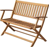vidaXL Ławka ogrodowa 120 cm z litego drewna akacjowego
