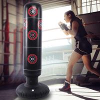 Punch Bag, Standing Punch Bag Inflatable Boxing Column Tumbler Children/Adults Fitness Decompression Sandbags