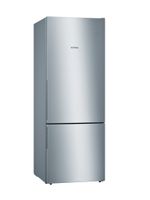 BOSCH KGV58VLEAS - Kombinierter Kühlschrank - 500 l (376 l + 124 l) - Frostarme Kälte mit großer Kapazität - A ++ - L 70 x H 191 cm - Edelstahl