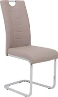 Esszimmerstühle Stuhl Freischwinger 2er Set  RUBEN Cappuccino