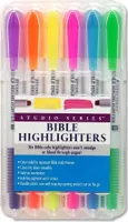 Zvýrazňovače na Bibliu 6 farieb