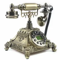 Messing Antikes Retro Telefon Dummy Black Finish Nautischen Home Dekor Telefon 