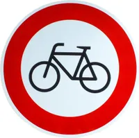 ORIGINAL Verkehrszeichen Nr 254 * Verbot für Radverkehr* 420 mmØ nach StVO und RAL-Gütebedingungen Verkehrsschild Schild Straßenschild Fahrrad Zweirad Durchfahrt Verbotsschild