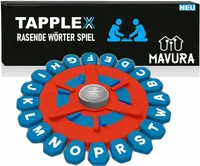TAPPLEX Geschicklichkeitsspiel Wortspiel schnelles Denk- und Buchstabenpressspiel