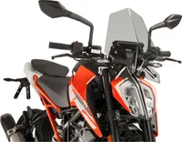 PUIG naked sport screen smoked clear ABE zatwierdzony dla Ktm