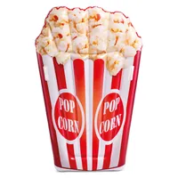 luftmatratze Popcornmat178 x 124 cm rot/weiß