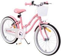 Actionbikes Kinderfahrrad Starlight 20 Zoll | Jugendfahrrad - V-Brake Bremsen - Kettenschutz - Fahrradständer - 6-9 Jahre (Rosa)