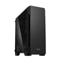 Zalman S3 TG, Midi Tower, PC, Schwarz, ATX, micro ATX, Mini-ITX, Kunststoff, Stahl, Gehärtetes Glas, HDD, Leistung